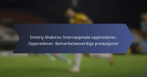 Dmitriy Shakirov: Internasjonale opptredener, Opptredener, Bemerkelsesverdige prestasjoner